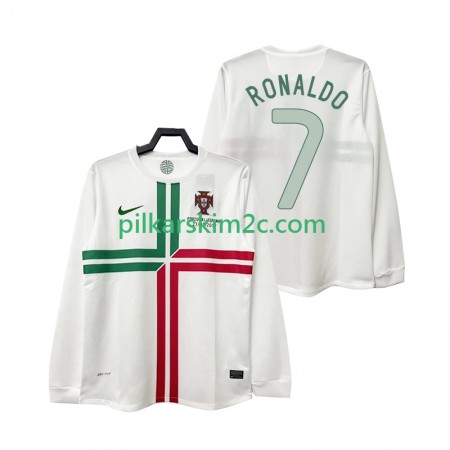 Koszulka Portugalia Cristiano Ronaldo 7 2012 Retro Precz Koszulki Piłkarskie(L/S)